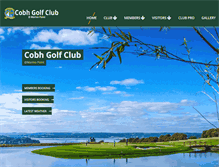 Tablet Screenshot of cobhgolfclub.ie